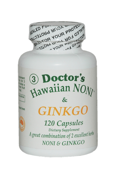 Nhàu Bạch Quả - Doctor's Hawaiian Noni & Ginkgo # 3 PHT 